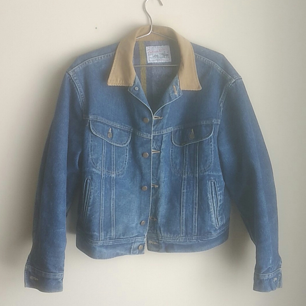 Vintage Lee Storm Rider blanket lined jean jacket